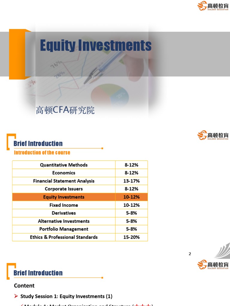 Equity | PDF | Stock Market Index | Financial Markets