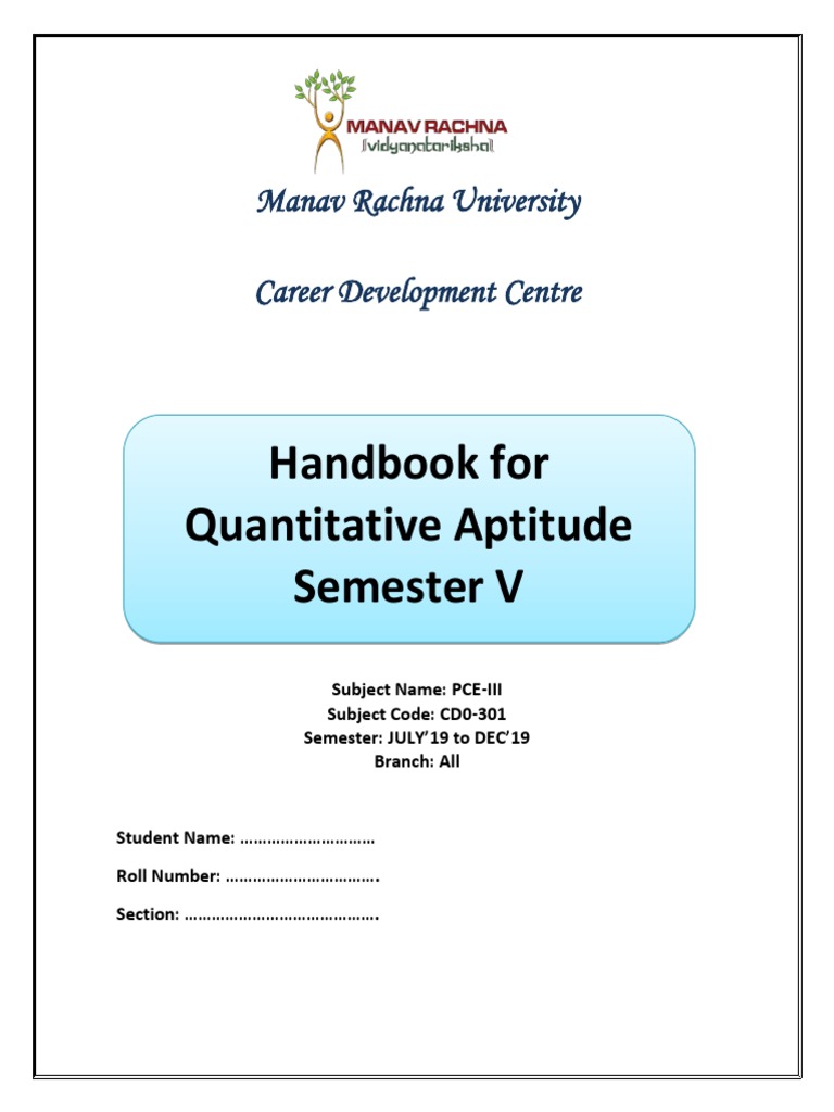 Sem V-MRU-CD0-301-Booklet-1 | PDF | Mathematics | Mathematical Objects