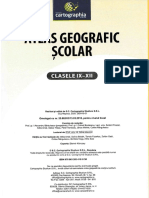 Atlas Geografic Scolar - Clasele IX-XII