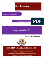 B.SC - Chemistry.2022-23 Naan Mudhalvan Scheme PDF
