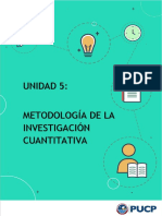 Unidad 5 Metodologia de La Investigacion Cuantitativa