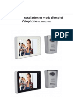 Mode Demploi 096879 Interphone Video Chacon 34805 Filaire Set Complet 2 Pieces Blanc Gris 1 Pcs