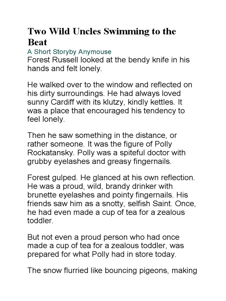 Two Wild Uncles: A Short Story | PDF