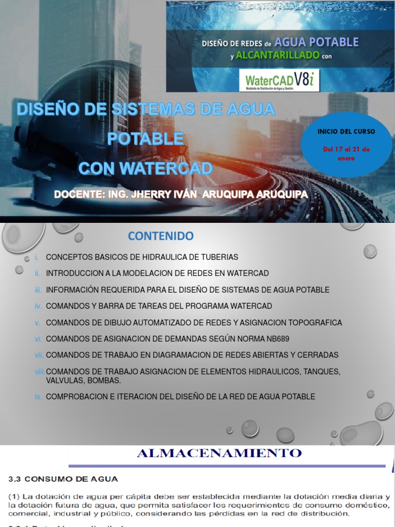 Presentacion Watercad PDF | PDF