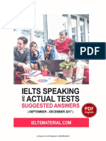 IELTS Speaking Actual Tests Sep-Dec