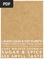 Gold Class Menu and Drink Options | PDF | Drink | Cooking, Food & Wine