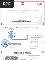 AYUSH GK Notes 2024-2025 Overview | PDF | Ayurveda | Health Sciences