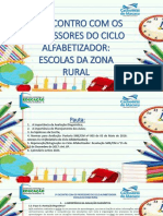 Reunião 'Ciclo Alfabetizador' Zona Rural 17.03.2023