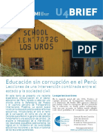 3089 Educacion Sin Corrupcion en El Per