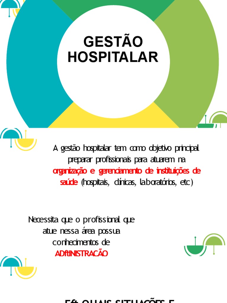 Aula 2 Gestão Hospitalar | PDF | Cultura organizacional | Planejamento
