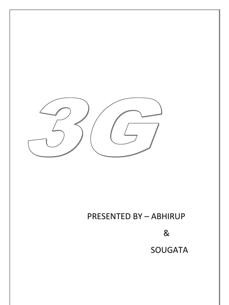 Overview of 3G Technology in India | PDF | 3 G | Internet Access