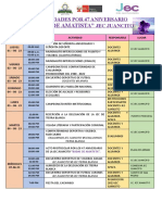 Actividades Por 47 Aniversario Jec Juancito-1