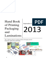 Hand Book of Printing Packaging and Lami