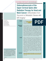 Differentiation From Recurrent or Metastatic Disease With MR Imaging