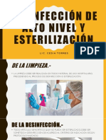 Desinfección de Alto Nivel y Esterilización Central de Esterilización 2023