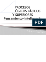 Procesos Psicológicos Básicos y Superiores Pensamiento