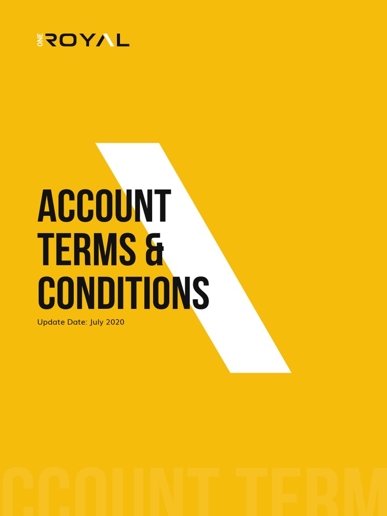 Account Terms and Conditions PDF Derivative (Finance) Margin
