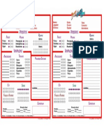 SFRPG Lite - Ficha