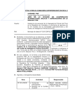 NI 058 Asistencia de Personal de La Agregaduría Policial Del Perú en La República de Colombia, A Ceremonia de Apertura de La XV Cumbre CLACIP.