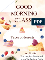 Type of Dessert PPT 9