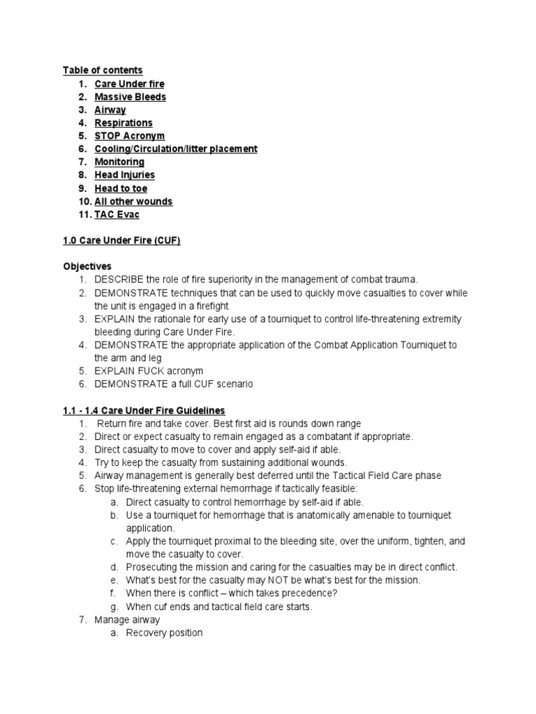 Med day key notes pdf injury bleeding