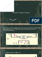 Generator DC Penguat Terpisah