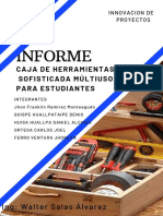 Documento A4 Reporte Anual Informe Corporativo Azul