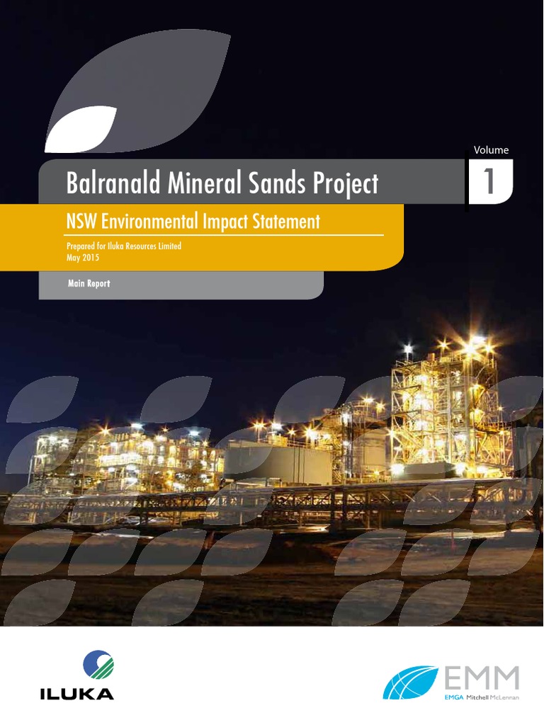 Volume 1 Balranald Mineral Sands Project Eis Main Report Part A | PDF ...