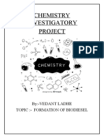 Chemistry Investigatory