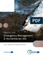 Report On Emergency Management Humanitarian Aid User Needs and Requirements
