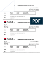 (Locataire) Relevé D'identité Bancaire