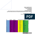 Doris L. Sandoval M. - Ejercicio 1 Excel