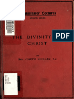 The Divinity of Christ - Joseph Rickaby SJ