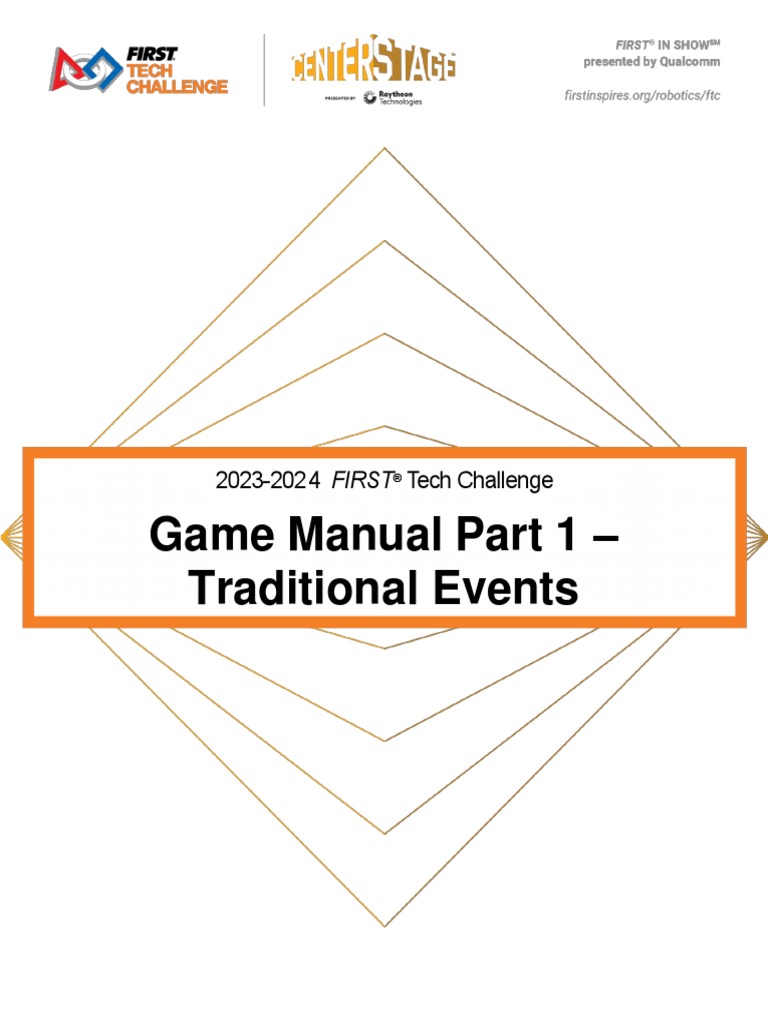 FTC Game Manual 2023 Download Free PDF Tournament