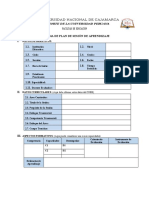 Esquema de Sesion de Aprendizaje