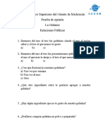 Encuestas de La Prueva de Opinion - 065713