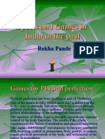Sports and Games in India in The Past