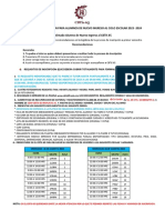 Proceso de Inscripcion para Alumnos de Nuevo Ingreso Al Ciclo Escolar 2023 - 2024 Estimado Alumno de Nuevo Ingreso Al CBTIS 65