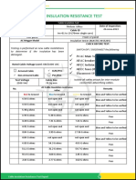 INVERTER AC Cable Insulation Test