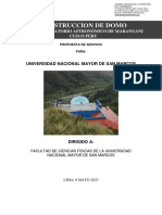 Propuesta de Servicio - Construccion de Domo Observatorio de Cusco
