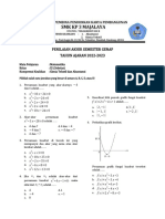 Soal Pas Matematika Kelas Xi 2022-2023