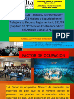 Factor Ocupacion Incendio