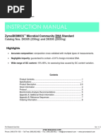 d6305 - d6306 - Zymobiomics Microbial Community Dna Standard v1-1-3