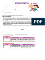 1° Grado - Actividad Del Dia 07 de Setiembre