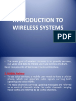 Introduction To Wireless Systems