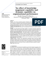 The Effect of Knowledge Management Capability and Dynamic Capability On Organizational Performance
