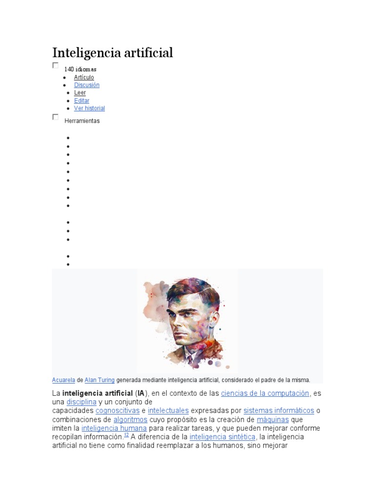 Inteligencia Artificial | Descargar gratis PDF | Inteligencia ...