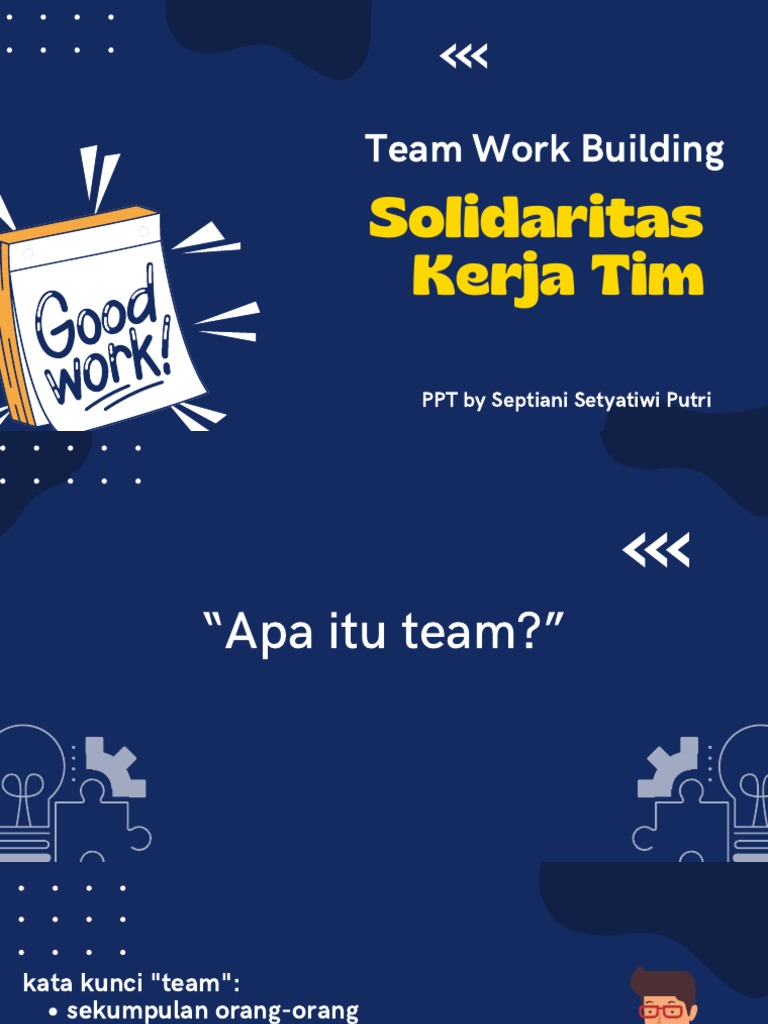 Membangun Tim Kerja yang Solid | PDF