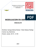 Informe Teleco Modulacion en Amplitud