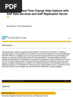 Real-Time CDC With SAP Data Services and SAP Replication Server